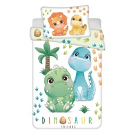 JERRY FABRICS Pamučna dječja posteljina Dino 100x135 cm,