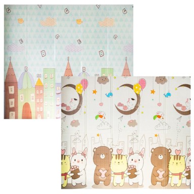 AGA4KIDS Podloga za igru sklopiva pjenasta 200x180 cm DS3018