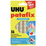 UHU Ljepilo-jastučići Patafix, 56 kom., prozirni