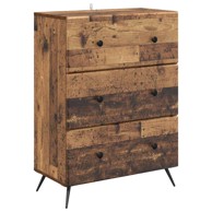 Ormar s ladicama, 66 x 34,5 x 90 cm, konstruirano drvo, staro drvo