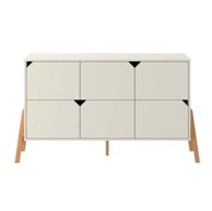 BELLAMY Komoda Lotta, s 6 ladica, smeđi