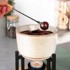 EXCELLENT Porculanski fondue set KO-170487010, 450 ml, plamenik + 2 vilice