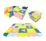 Edukativna podloga za igranje s ogradom 37 komada 1,3cm