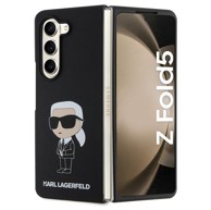 KARL LAGERFELD Maska Silicone Ikonik za Samsung Galaxy Z Fold 5 KLHCZFD5SNIKBCK, crna