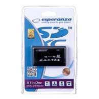 ESPERANZA Čitač kartica EA117 USB 2.0, crni