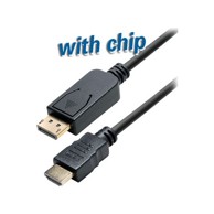 TRANSMEDIA Kabel DisplayPort (M) na HDMI (M), 2 m