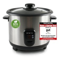 EMERIO RCE-110118 rice cooker 1,5 l 500 W, Stainless steel, crni