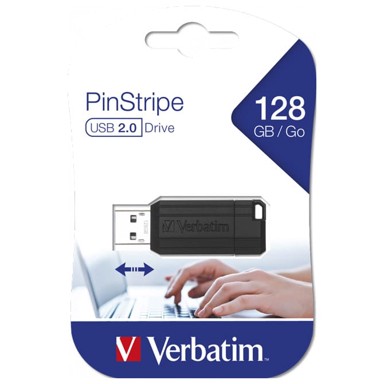 VERBATIM USB Memorija 2.0, 128 GB, crna