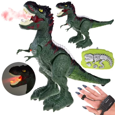 Interaktivni dinosaur T-Rex, daljinsko upravljanje, zelena