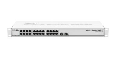 MIKROTIK Switch CSS326-24G-2S+RM, 24-Port, Gigabit Ethernet, PoE