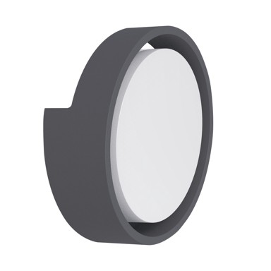 GREENTECH Zidna rasvjeta, LED 11W, 935 lm, 4000K, 17x6,8 cm, crna