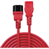 LINDY Kabel za napajanje 30477, C14-C13, 1 m, crna, crvena