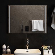 LED Kupaonsko ogledalo 70 × 50 cm, prozirno