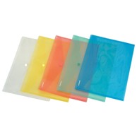 DONAU Kuverte s gumbom A4 pp 8544001PL-06 prozirne zelene