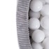 PLUSH NEST Suhi bazen, 90x30 cm, sivi