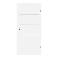 EUROLAM Dekor sobna vrata, set 4AL +dovratnik, 70x205, desna, bijela