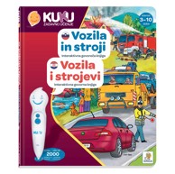 KUKU Dječja knjiga Interaktivna knjiga Vozila i strojevi, bez olovke