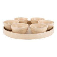 PT LIVING Set za serviranje od bambusa u prirodnoj boji ø 32 cm Puro