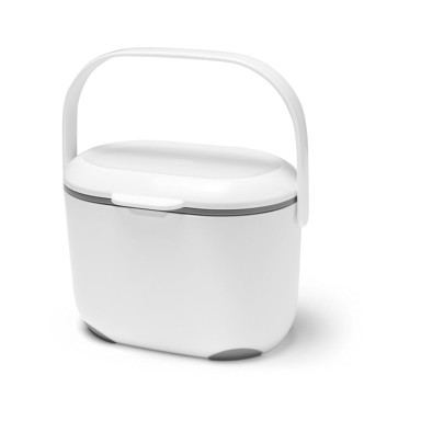 ADDIS Kanta za kompostabilni otpad Caddy, 2,5 l, bijelo-siva