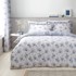CATHERINE LANSFIELD Posteljina Lucie Floral Frill za bračni krevet 200x200 cm Bijela/plava