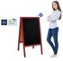 Znak drveni A-oblika Classic L, 61 x 118 cm, crveni