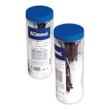 PVC Vezice u kutiji, crne i bijele, 400 kom