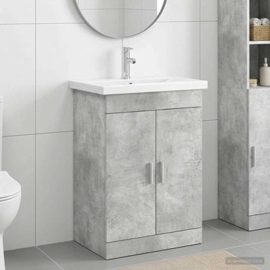 Set namještaja za kupaonicu 61 x 40 x 84,5 cm, betonsko sivi