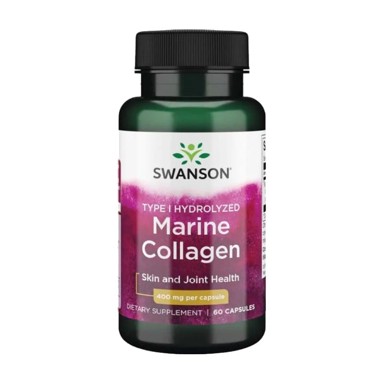 SWANSON Hidrolizirani morski kolagenski peptidi 400 mg 60 kapsula