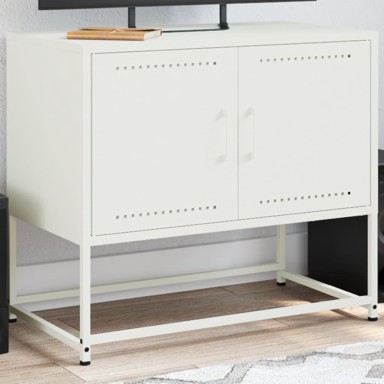 TV ormarić crni 68,5 x 39 x 60,5 cm bijeli