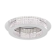 Stropna svjetiljka Principe 39402, LED 14x3,2 W, promjer 700, krom/kristal