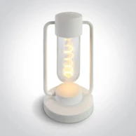 Stolna lampa, LED 1,8W, punjiva preko USB, IP65, dimabilna, bijela