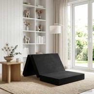 Sofa na razvlačenje 100 x 67 x 45 cm, crna