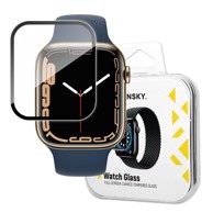 WOZINSKY Hibridno staklo za Apple Watch 7/8 41mm crno