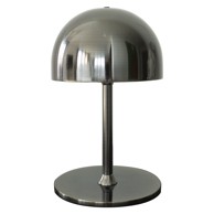 SIRIUS Tamno siva LED stolna lampa s daljinskim upravljačem s metalnim sjenilom (visina 22 cm) Tim 