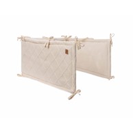 JOLLEIN Check Knit zaštitna ogradica za krevetić, zobena