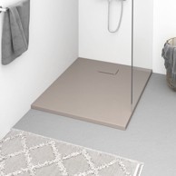 SMC Kada za tuš 100x80, smeđa