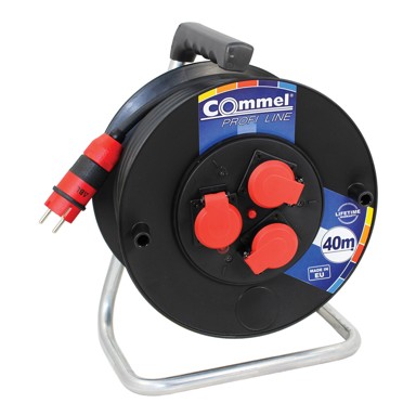 COMMEL Produžni kabel motalica 40m 3x2,5mm HO5RR-F