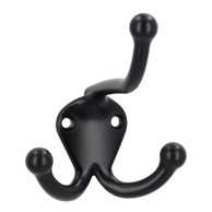 SIRO Ručka za namještaj Kukica mat crna 581PB