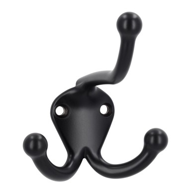 SIRO Ručka za namještaj Kukica mat crna 581PB