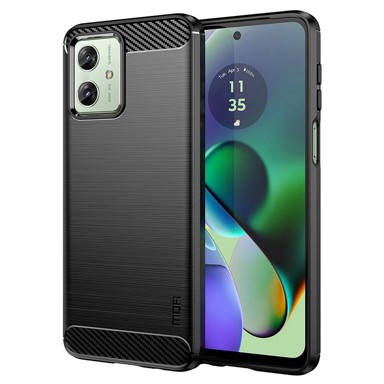 OEM Maskica Carbon Case za Motorola G54, crna