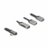 DELOCK USB-C hub 64303, 2× USB-A, čitač kartica