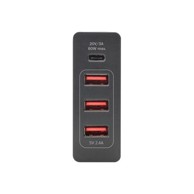 DIGITUS Napojni Adapter, USB, 24 Pin USB-C, 72 Watt
