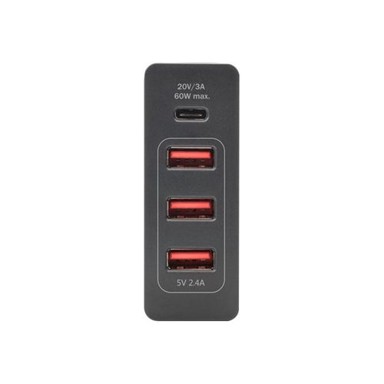 DIGITUS Napojni Adapter, USB, 24 Pin USB-C, 72 Watt