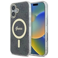 Guess IML 4G MagSafe maskica za iPhone 16, crna