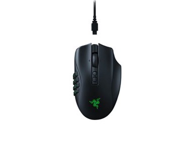 RAZER Miš Naga V2 Pro, crni, RGB, optički, 30000 dpi, bežični