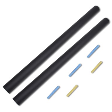 Zidne naljepnice s pločom 0,6x2m, crna