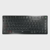 CHERRY Tipkovnica KW X ULP 2.0 MINI za dom i ured USB + RF bežična + Bluetooth QWERTZ njemački crna