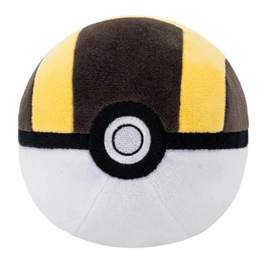 POKEMON Plišana igračka Ultra Ball, 12 cm, crna