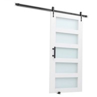 VEVOR Klizna vrata za štalu 1067 x 2134 mm, bijela