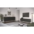 MARCKERIC Crna TV komoda 161x55x35 cm Peta